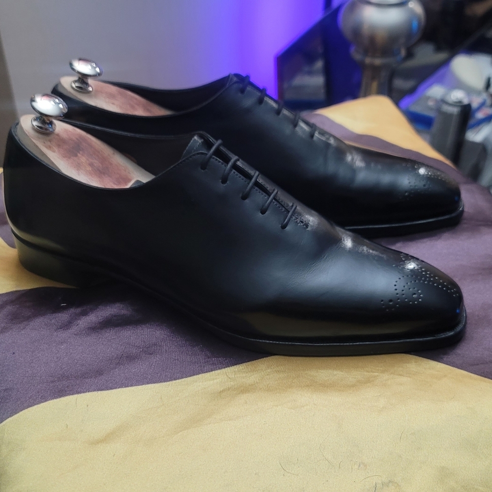 George Cleverley 'alan' wholecut oxfords